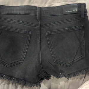 Kendall & Kylie Charcoal Denim Shorts